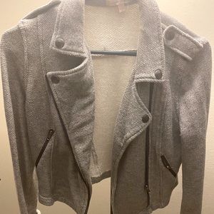 Grey studded jacket